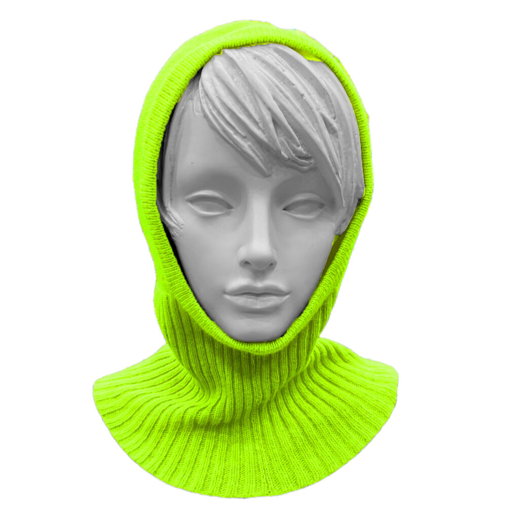 Balaclava Neon Green made by aske